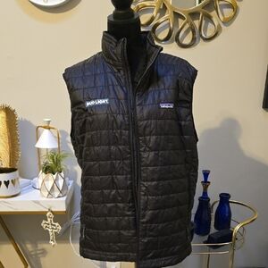 Patagonia Blue Light Black Quilted Vest